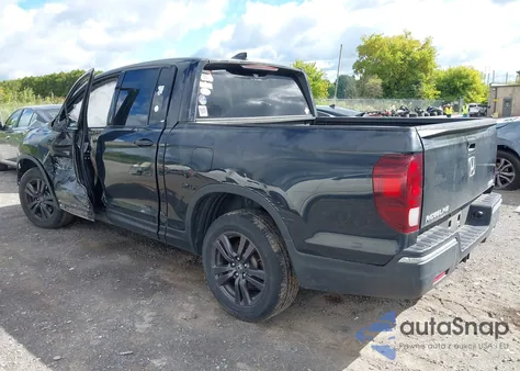 2019 Honda Ridgeline Sport from USA, damaged, VIN 5FPYK3F13KB040616